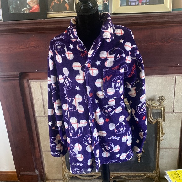 🦊 Unique and rare Disney 3/4 jacket. Fleece like material. Pockets. - Picture 3 of 10